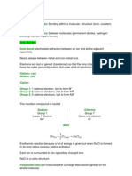 Intramolecular Forces