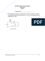 CEE-335 Automatic Control Systems Spring 2011 Exam 1: Fig. 1 RL Circuit