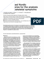 Nordic Questionnaire For Low Back Pain