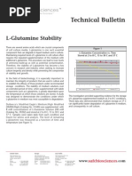 SAFC Biosciences - Technical Bulletin - L-Glutamine Stability