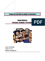 Fracciones, Decimales y Procentajes - Matemáticas 2ºeso