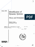 Identification of Dynamic Systems, Theory and Formulation