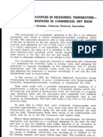 Use of Thermocouples in Measuring Temperature-Humidity Conditions in Commercial Dry Kilns