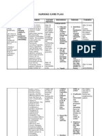 Nursing Care Plan: Cues and Data Nursing Diagnosis Analysis Goal and Objectives Interventions Rationale Evaluation