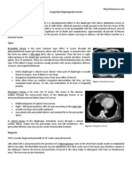 Congenital Diaphragmatic Hernia