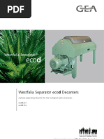 Westfalia Separator Ecod Decanters