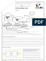 Atividade de Revisão - 5ºh - Água