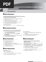 FCE Extra Vocabulary Practise