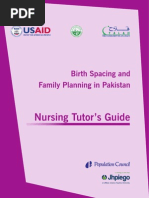 Birthspacing and Family Planning in Pakistan - Nursing - Tutor's - Final