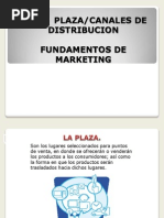 Plaza y Canales de Distribucion