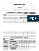 Ficha Personal Del Jugador