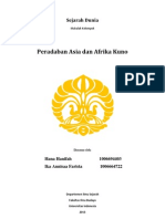 Sejarah Dunia - Peradaban Asia Dan Afrika Kuno - Hana Hanifah - Ika Annisaa Farista