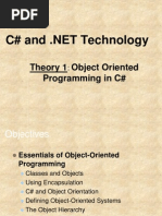 Object Oriented Programming in C#