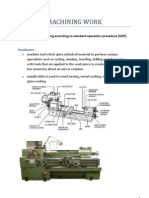 Machining Report (Lathe)