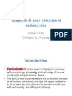 Diagnosis & Case Selection in Endodontics