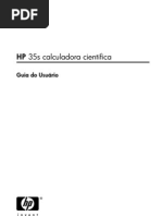 HP 35s User's Guide Portuguese P F2215-90004 Edition 1