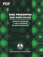 Diez Preguntas Que Debe Hacer Antes de Incribirse en Una Academia de Artes Marciales PDF