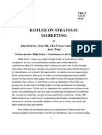 Kotler On Strategic Marketing