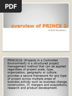 Overview of PRINCE 2