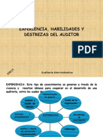 Experiencia, Habilidades y Destrezas Del Auditor