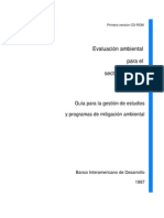 Evaluacion Ambiental para El Sector Transporte