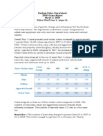 2008 Durham Police Department Crime Report