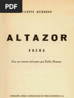 Vicente Huidobro-Altazor.1931 PDF