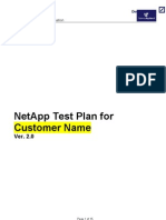 NetApp Test Plan V12