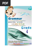 Contextual Learning English, Grammar, Simple Past Tense, GRADE 4 With Key