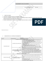 Planejamento Anual de Quimica - 2 Ano