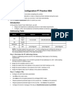 Network Basic Configuration PT Practice SBA