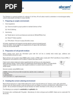 Cell Culture Guidelines: 1. Preparing An Aseptic Environment