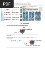 Algorithms For Rubik's Cube "3 X 3 " Solutions