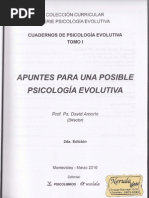 Apuntes para Una Posible Psicología Evolutiva