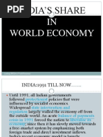 India'S Share: IN World Economy