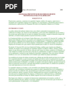 Programas Preventivos de Seguridad e Higiene Met. para Elaboración