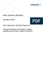 Edexcel AS Chemistry Unit4 Jan2013 Ms