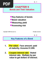 Bonds and Their Valuation: Key Features of Bonds Bond Valuation Measuring Yield Assessing Risk