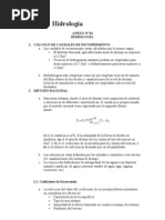 Anexo 1 Hidrología