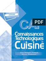 E1741 CAP Connaissances Technologiques de Cuisine