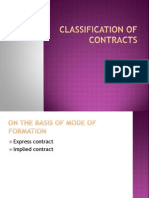 Classification of Contracts