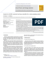 2011 - Control of A DCDC Converter by Fuzzy Controller For A Solar Pumping System - Paper N. Mazouz, A. Midoun