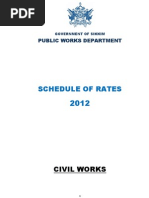 Schedule of Rates 2012 PDF