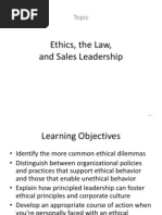 Ethics, The Law