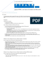 COMO - Conectar Uma Página HTML A Um Banco de Dados Do Microsoft Access