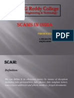 Scams in India: Presented by