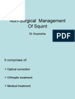 Non-Surgical Management of Squint