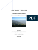 Santiago Comaltepec - Plan de Biodiversidad - DRAFT