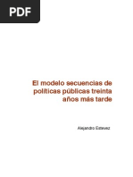 El Modelo Secuencial de Politicas Publicas Treinta Anios Mas Tarde Estevez