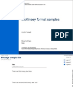 Mckinsey Format Samples: Client Name